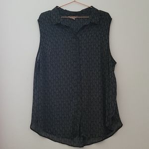 H&M Black and White Top